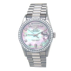 Rolex Day-Date 18239, Mother of Pearl Dial, Certified and Warranty