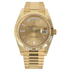 Rolex Day-Date 18ct Yellow Gold Diamond Set Hour Markers 228238-0005 Wrist Watch