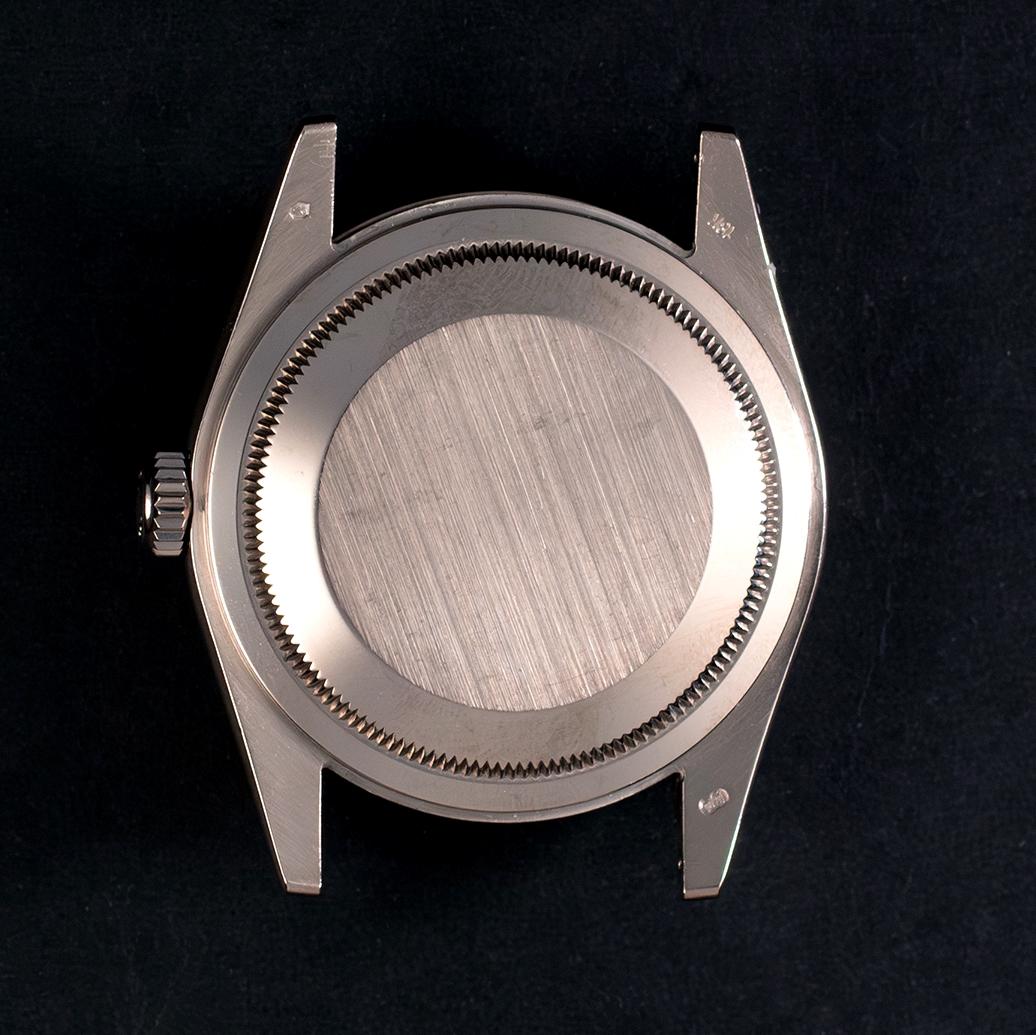 Rolex Day-Date 18K WG Weißgold Lapislazuli Zifferblatt Diamant 118209 Uhr mit Papier, 2000 1