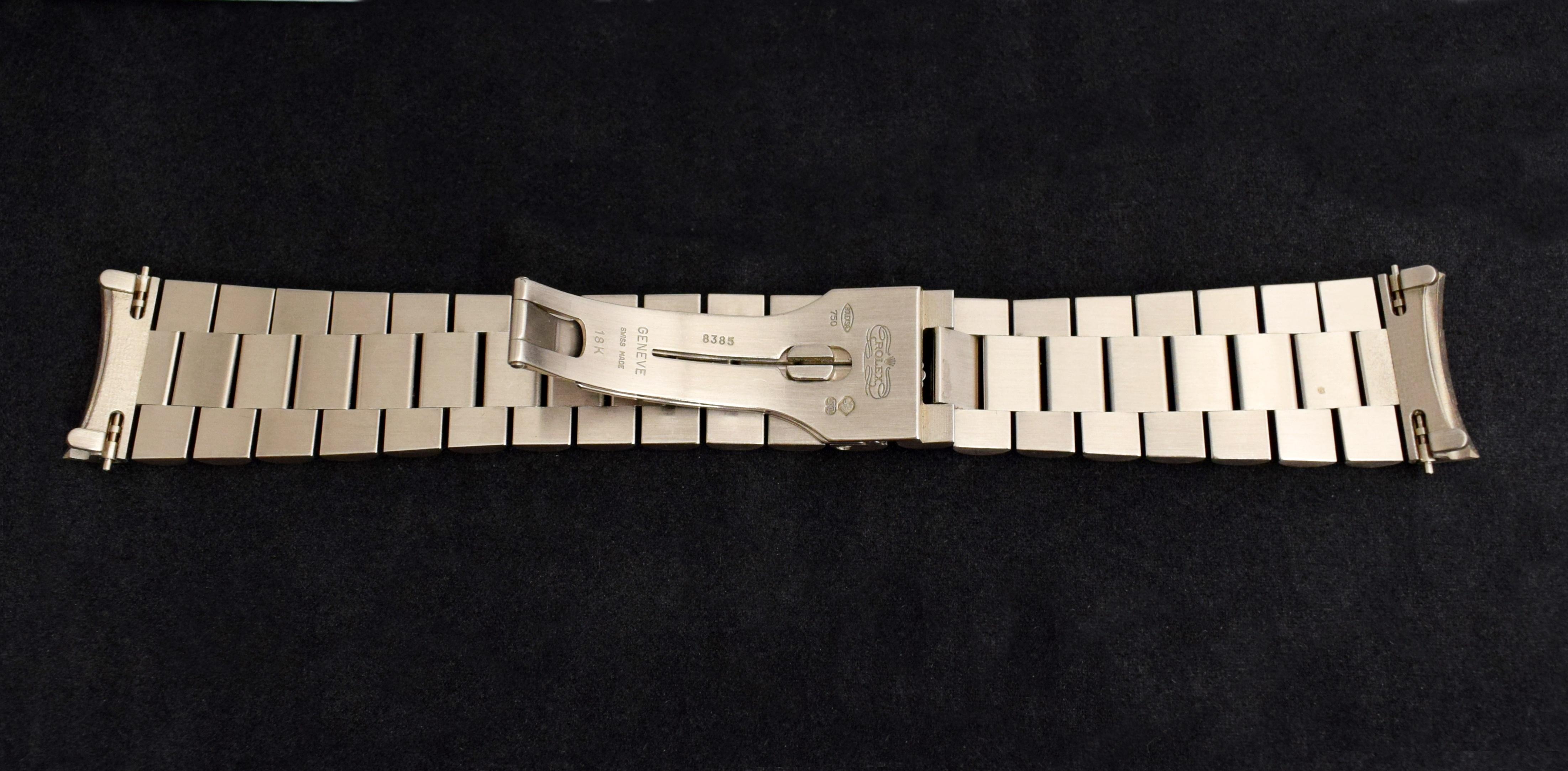 Rolex Day-Date 18K Weißgold Lapislazuli-Diamant-Zifferblatt 18239 Uhrenschachtel & Papier, 1996 8
