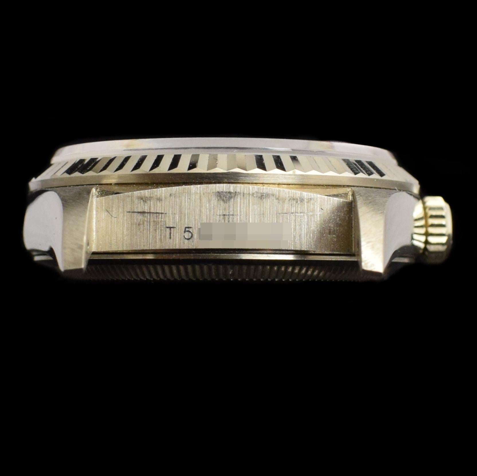 Rolex Day-Date 18K White Gold Lapis Diamond Dial 18239 Watch Box & Paper, 1996 1