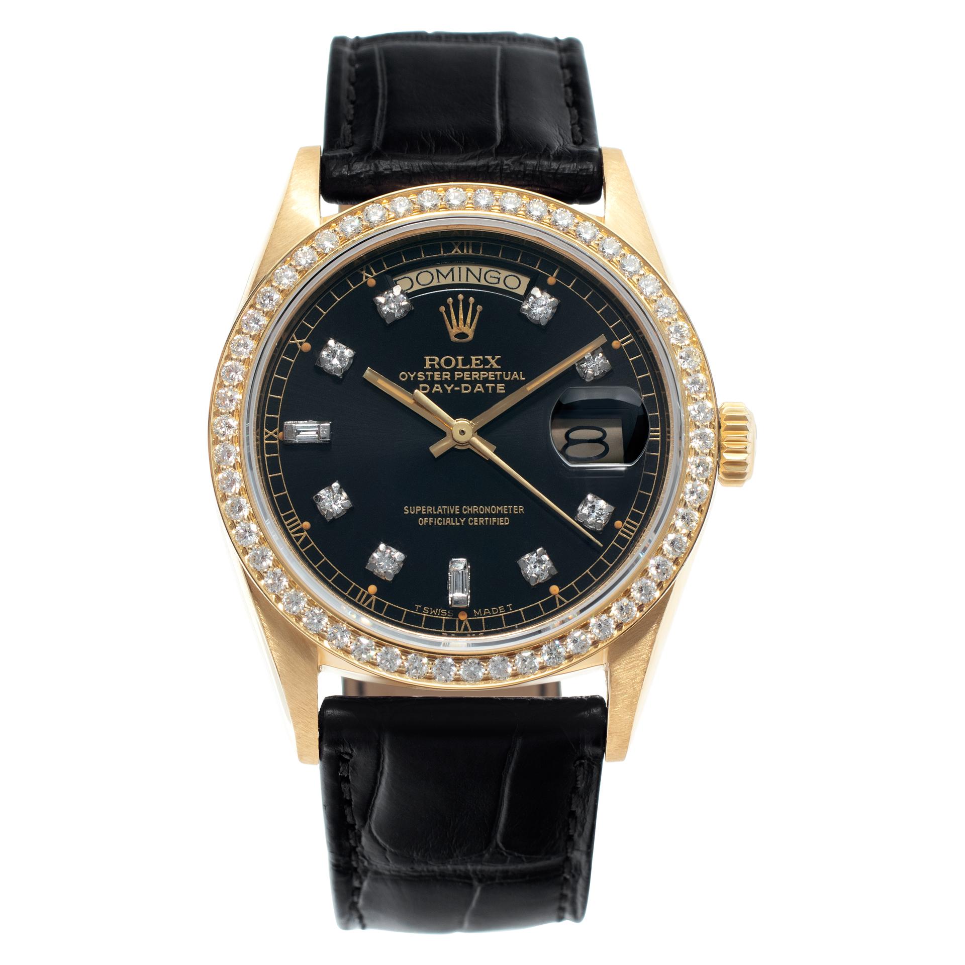 Rolex Day-Date 18k yellow gold Automatic Wristwatch Ref 18038