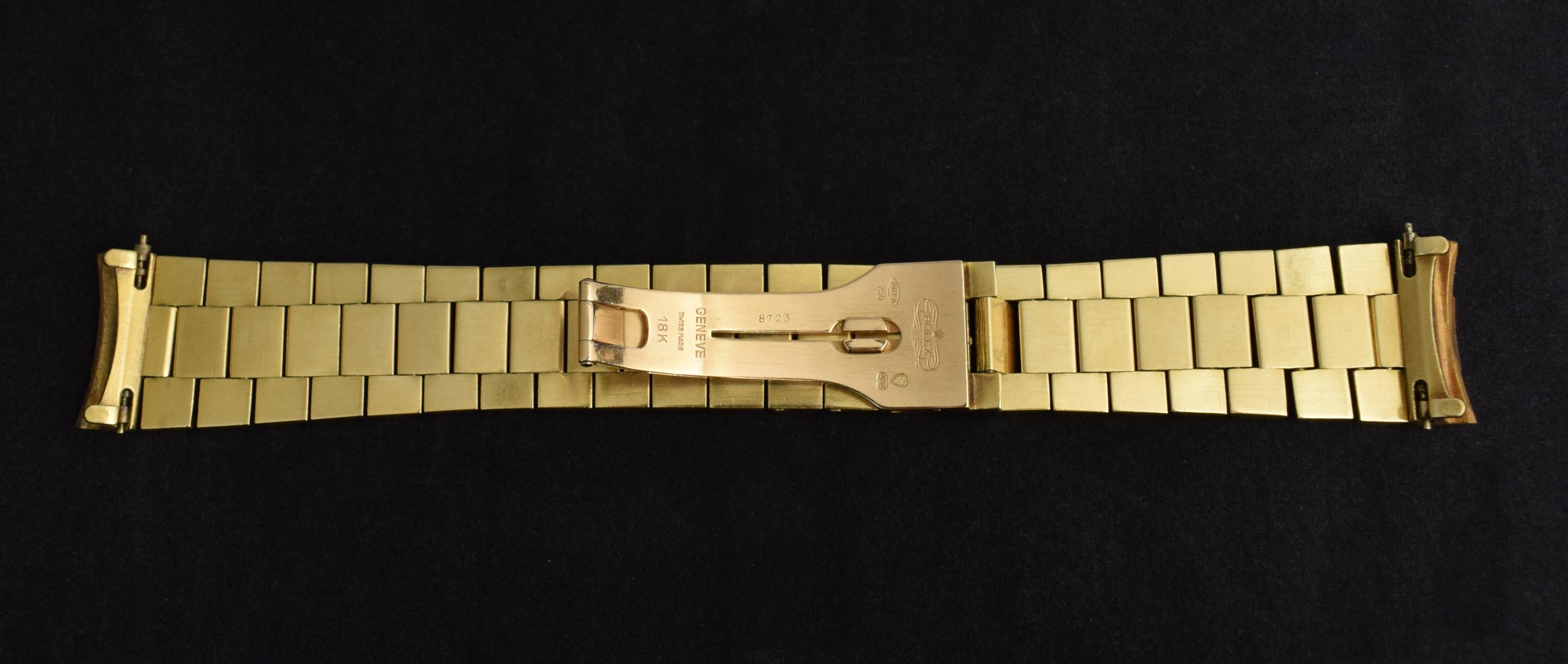 Rolex Day-Date 18K Yellow Gold Bark Jubilee Anniversary 18108 Watch & Paper 1986 5