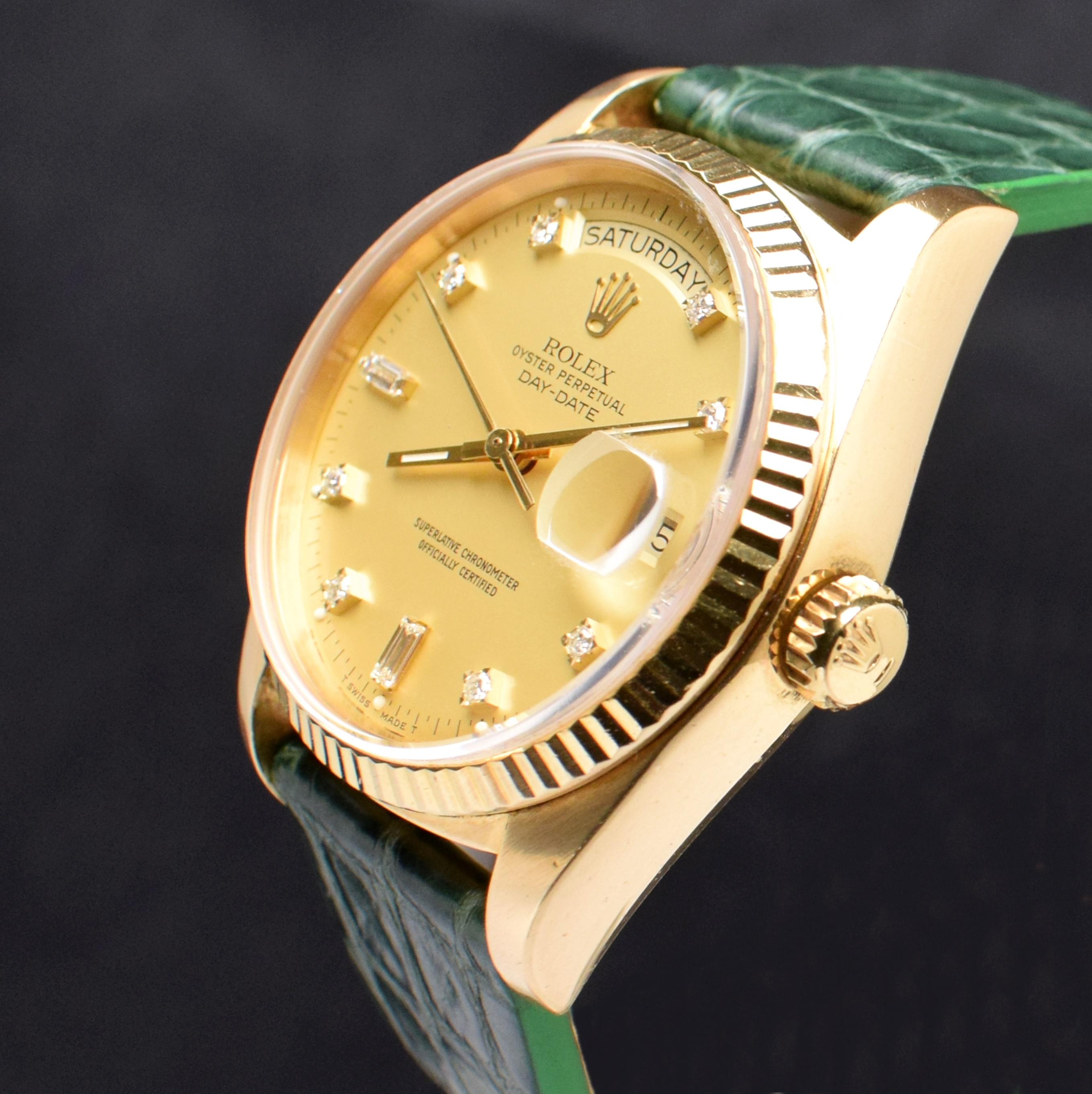 rolex day date gold 1985