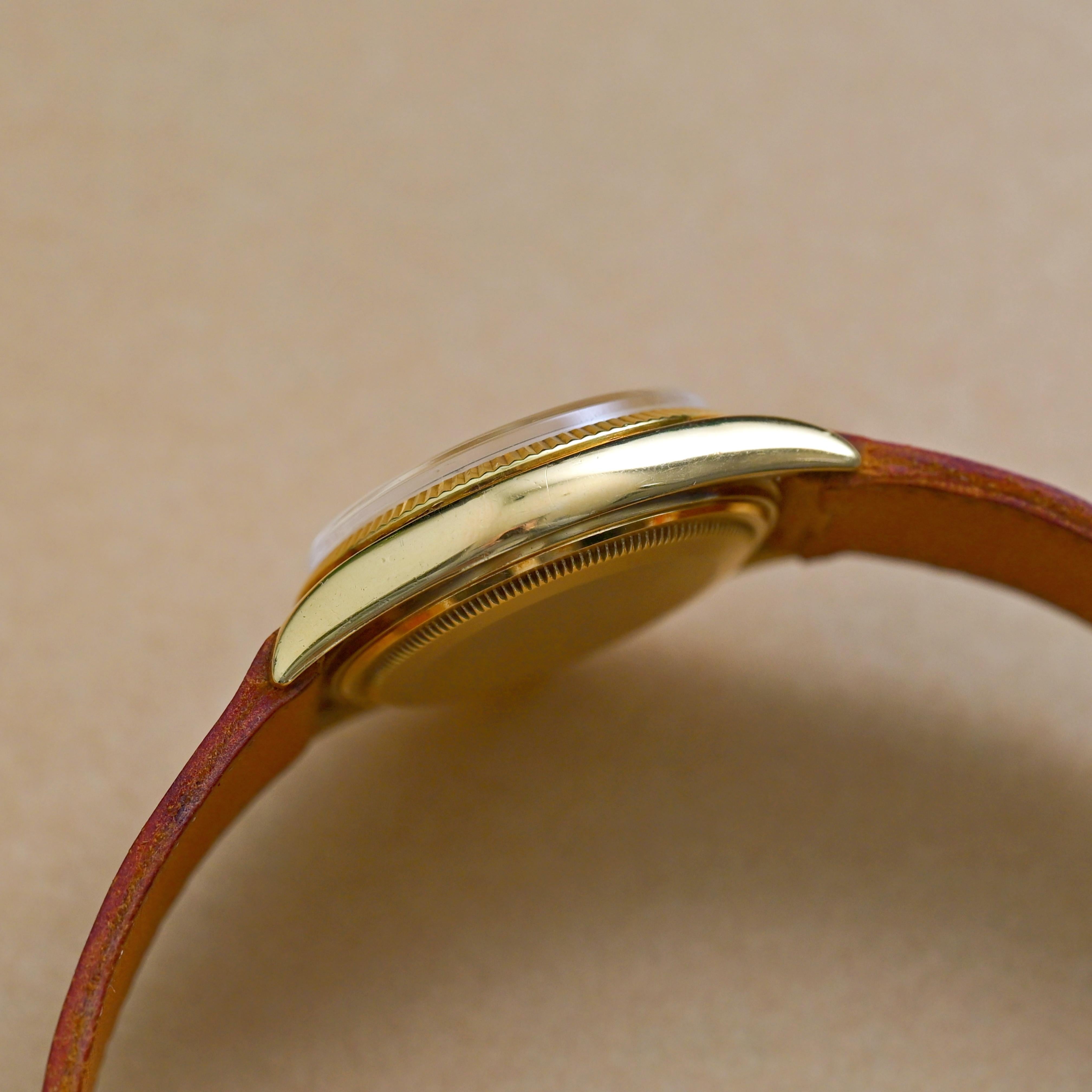 Rolex Day-Date 18K Yellow Gold Gold Dial 1803 Automatic Watch, 1962 5