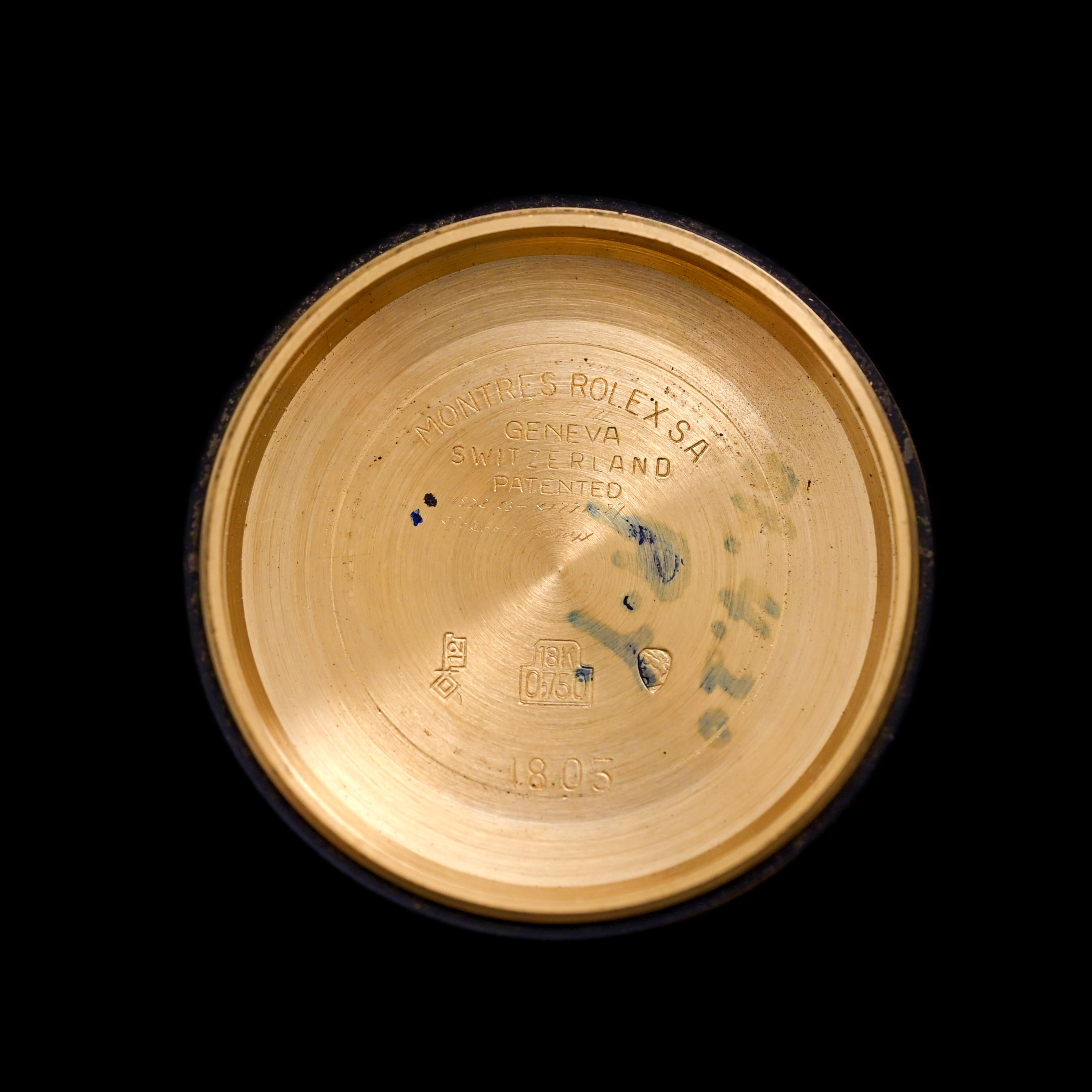 Rolex Day-Date 18K Yellow Gold Gold Dial 1803 Automatic Watch, 1970 1