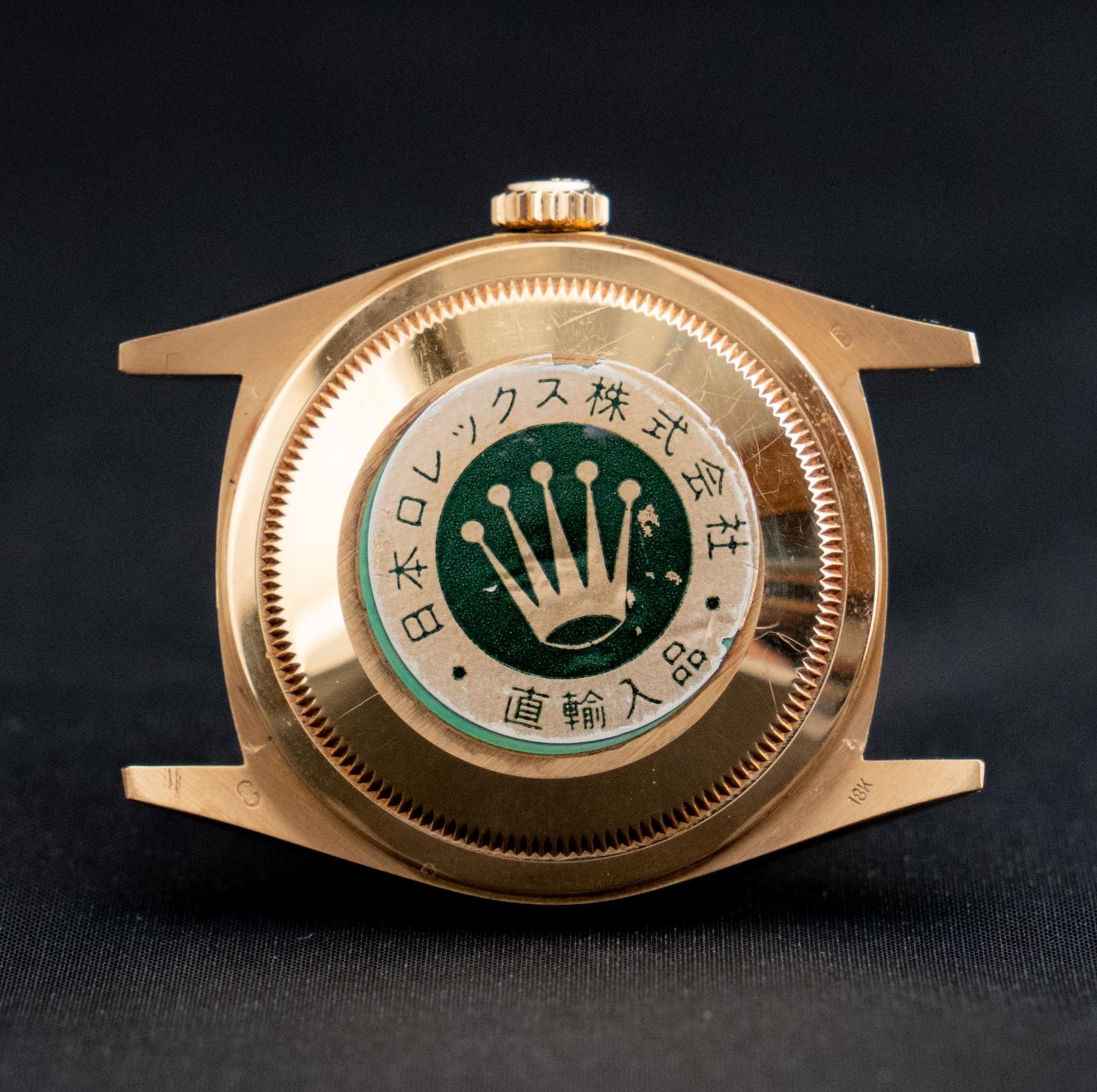 Rolex Day-Date 18K Gelbgold Onyx Schwarzes Stein Zifferblatt 18238 mit Papier, 1995 4