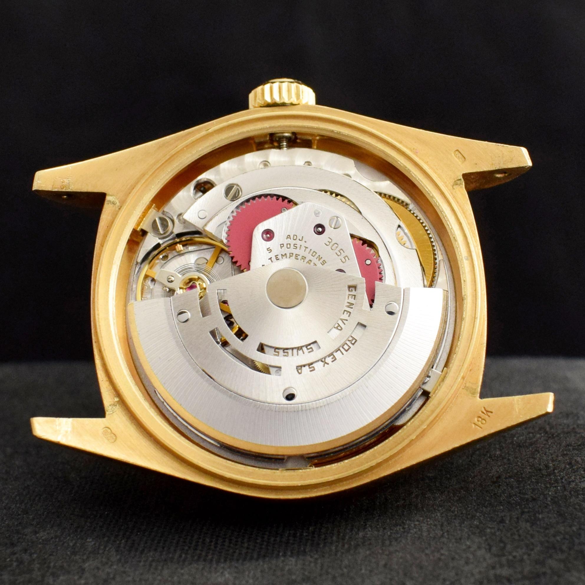 Rolex Day-Date 18K Gelbgold Ochsenblut Stella Rotes Zifferblatt 18108 Uhr, 1985 5