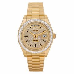Rolex Day-Date 218238 18 Karat Dial Automatic Watch, 'Certified Authentic'