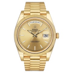 Rolex Day-Date 228238 Champagne Dial Mens Watch Box Papers