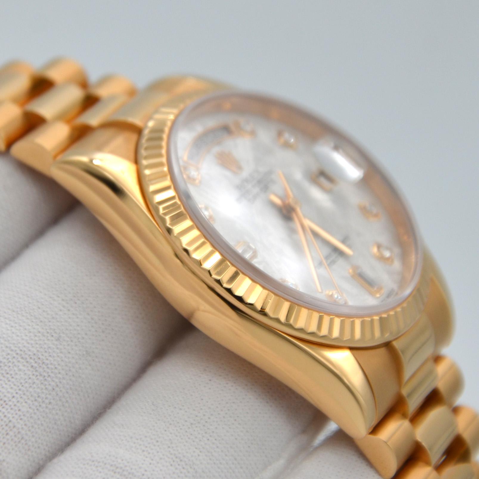 Rolex Day-Date 36 118235 im Zustand „Hervorragend“ im Angebot in New York, NY