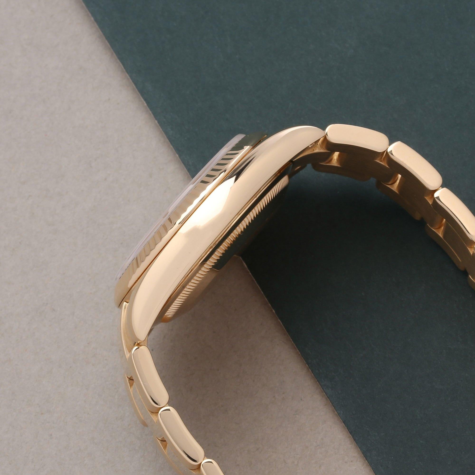 Rolex Rolex Day-Date 36 118238 Unisex-Uhr, Gelbgold, Rubellit und Diamant 1