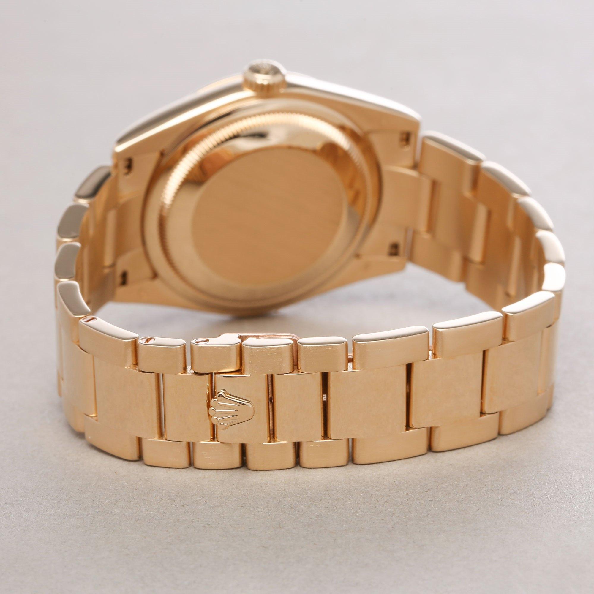 Rolex Rolex Day-Date 36 118238 Unisex-Uhr, Gelbgold, Rubellit und Diamant 3