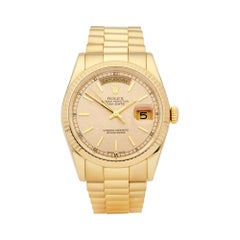 Rolex Day-Date 36 Or jaune 18 carats 118238