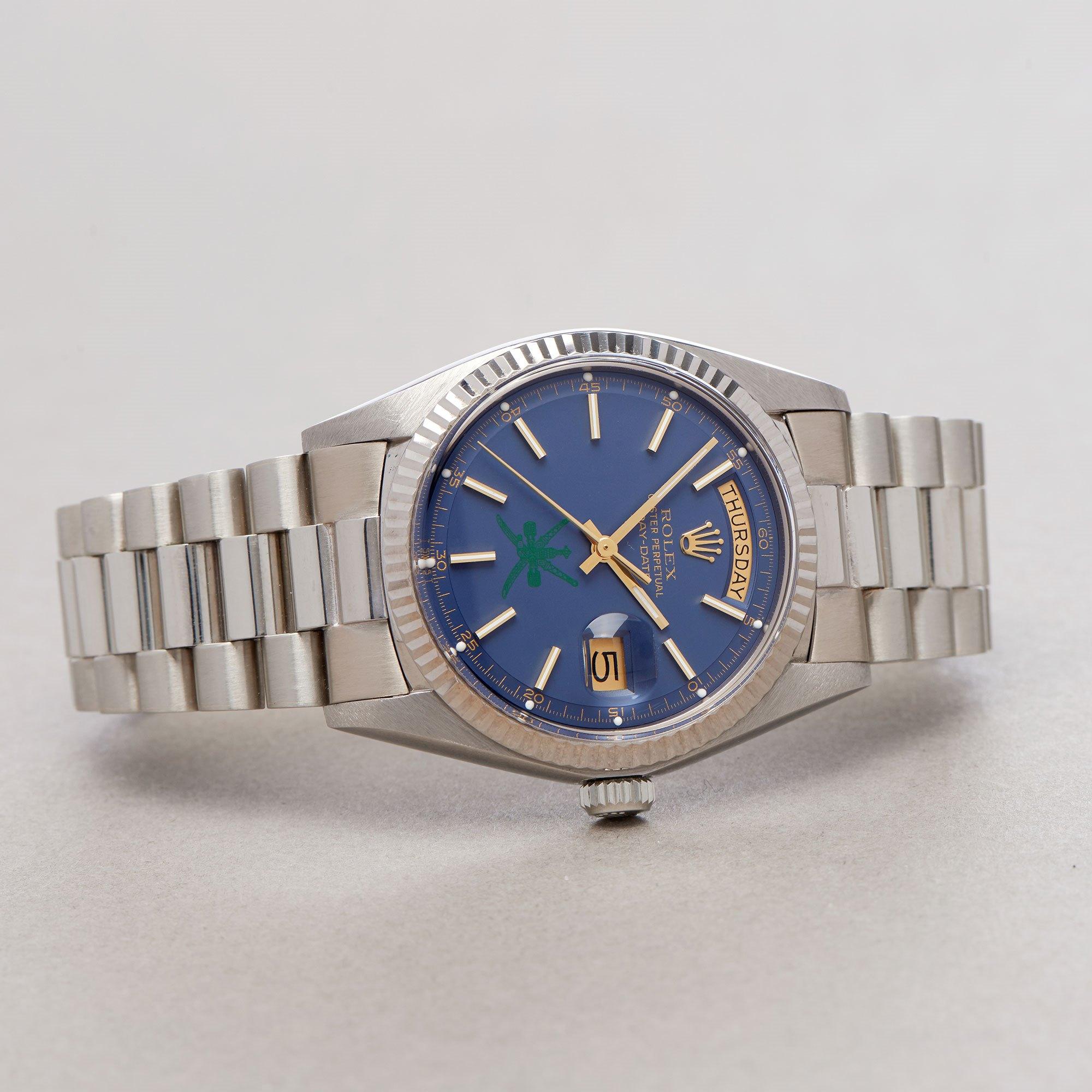 Rolex Day-Date 36 1803/9 Unisex Weißgold Khanjar' Zifferblatt Uhr 1