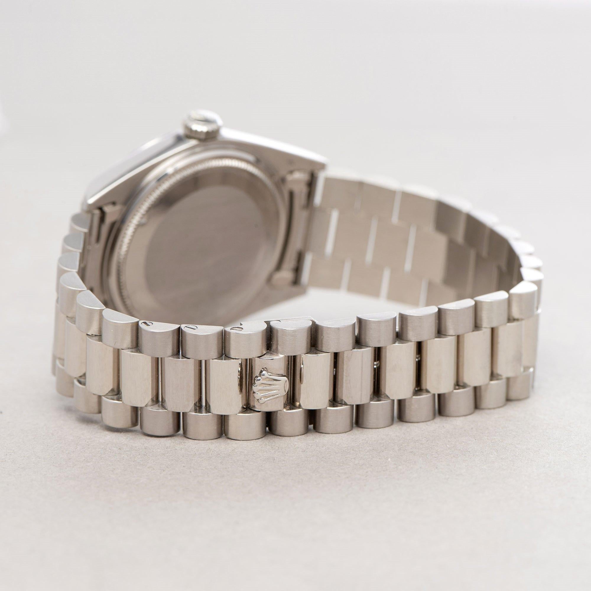 Rolex Day-Date 36 1803/9 Unisex Weißgold Khanjar' Zifferblatt Uhr 2