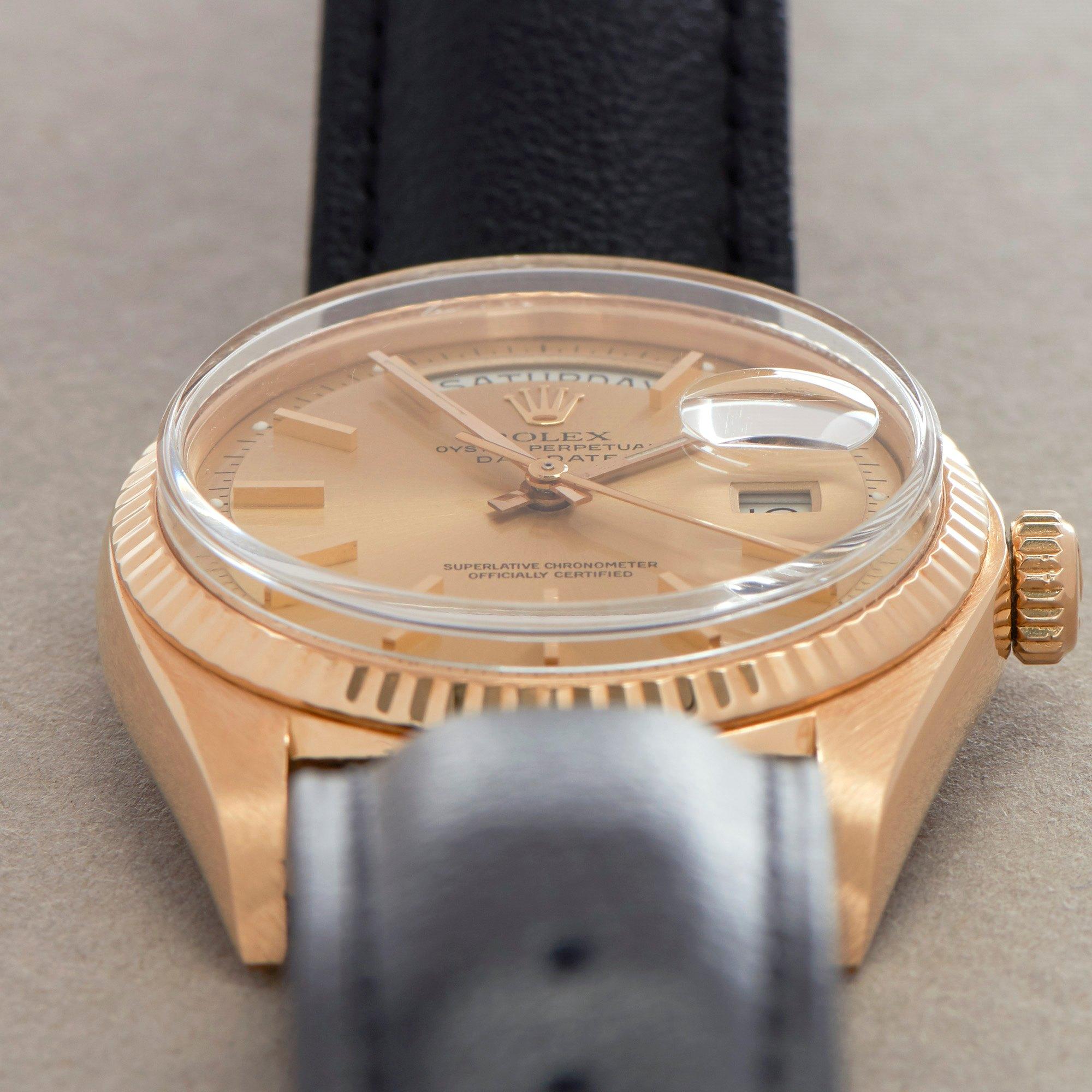Rolex Day-Date 36 1803 Men Yellow Gold Pie-Pan Dial Watch 1