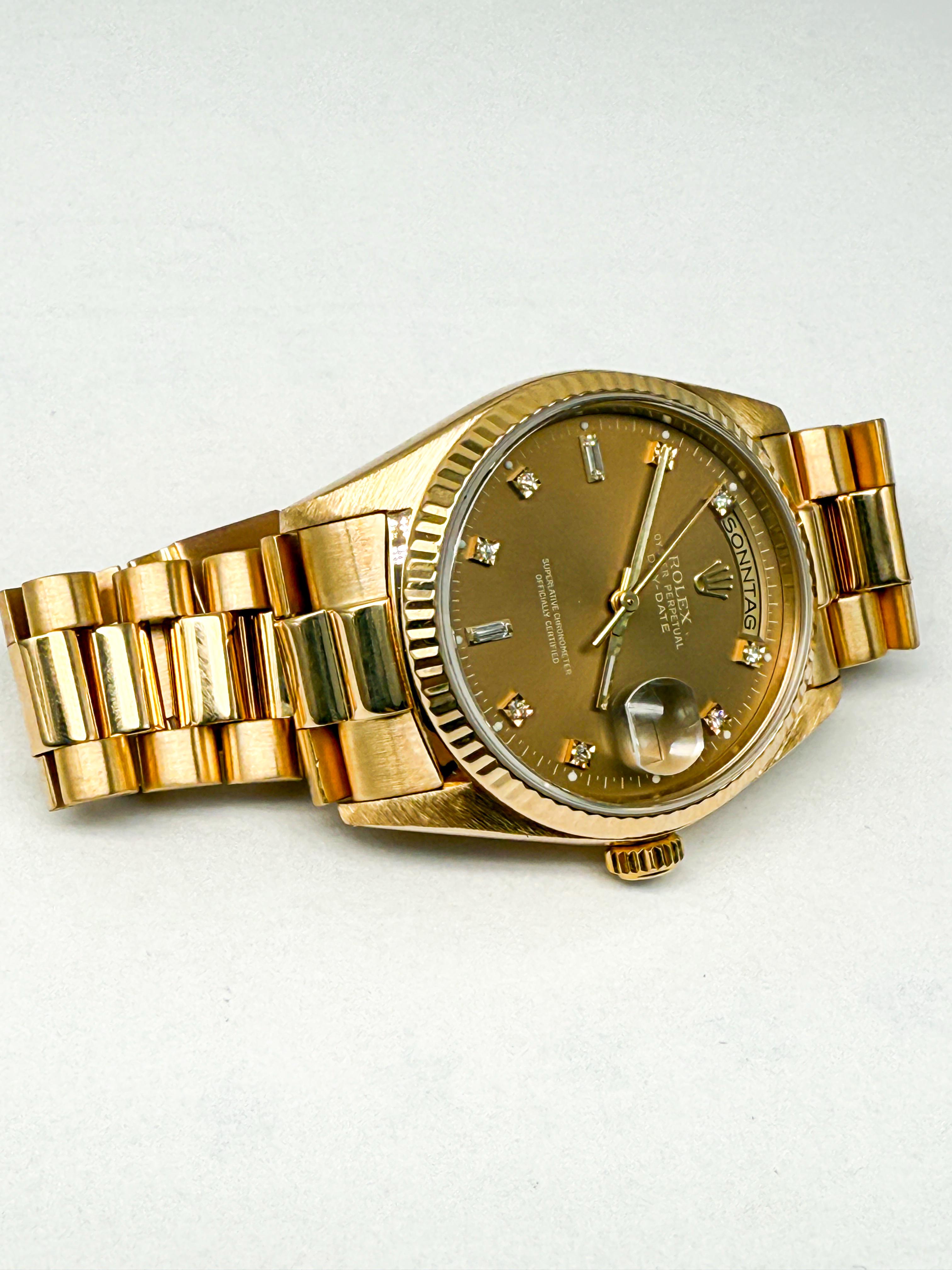 Rolex Day-Date 36 18038 ; 18 Karat en vente 7