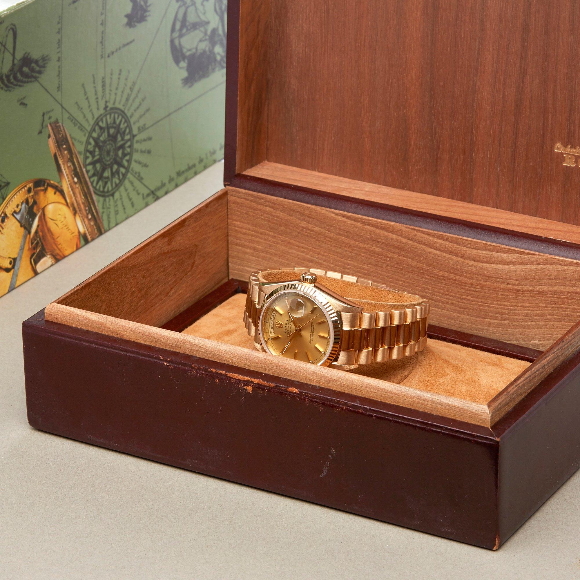 Rolex Day-Date 36 18038 Men's Yellow Gold Watch 6
