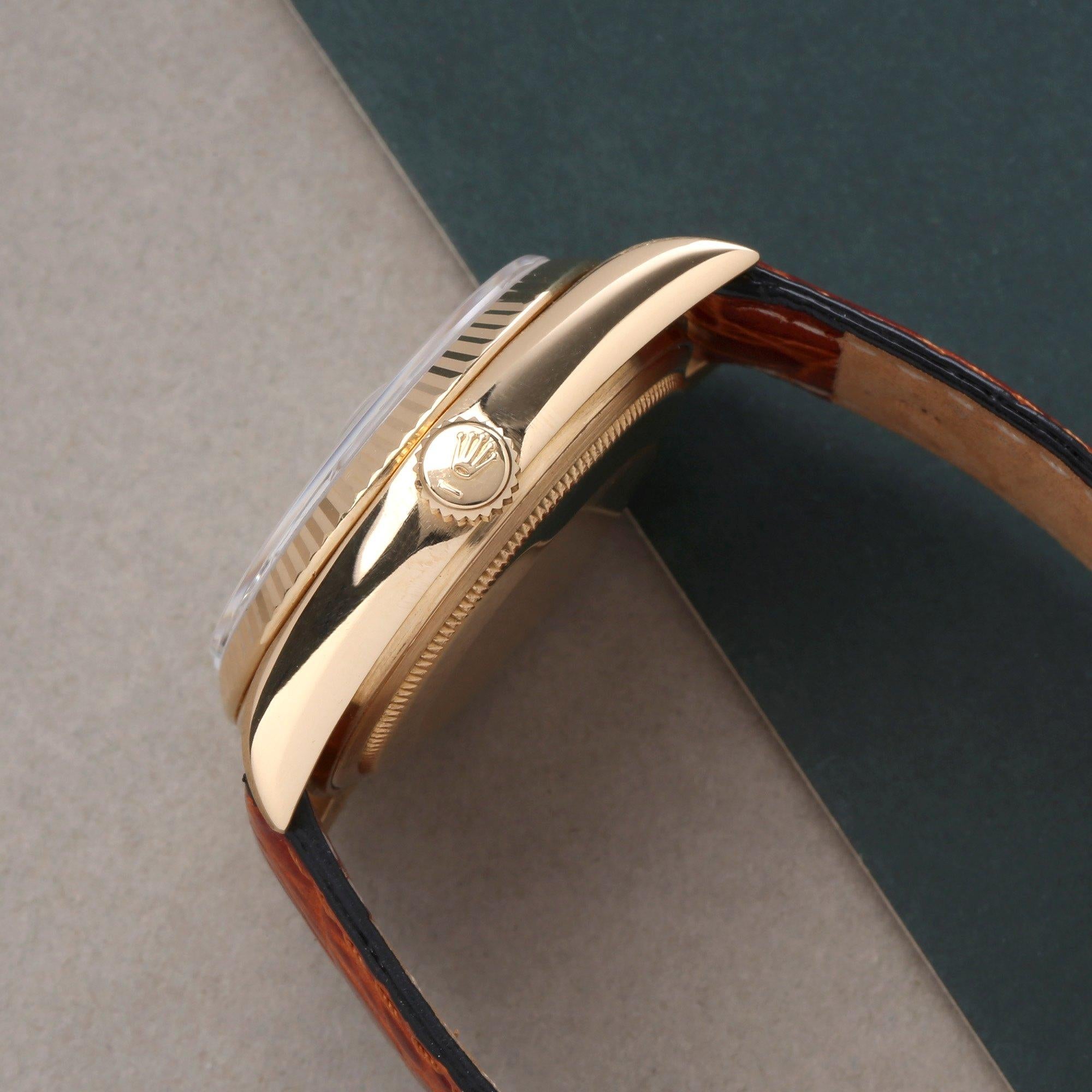Women's or Men's Rolex Day-Date 36 18038 Men's Yellow Gold Watch