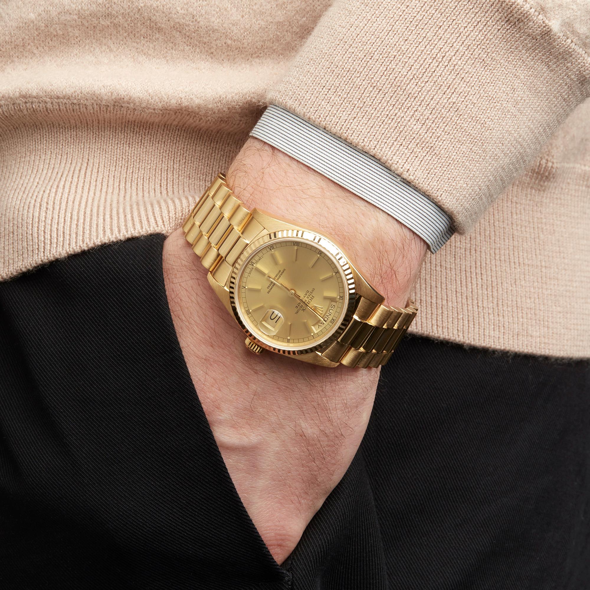 rolex day date 36 on wrist