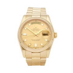 Rolex Day-Date 36 Diamant Or jaune 18 carats 118238A