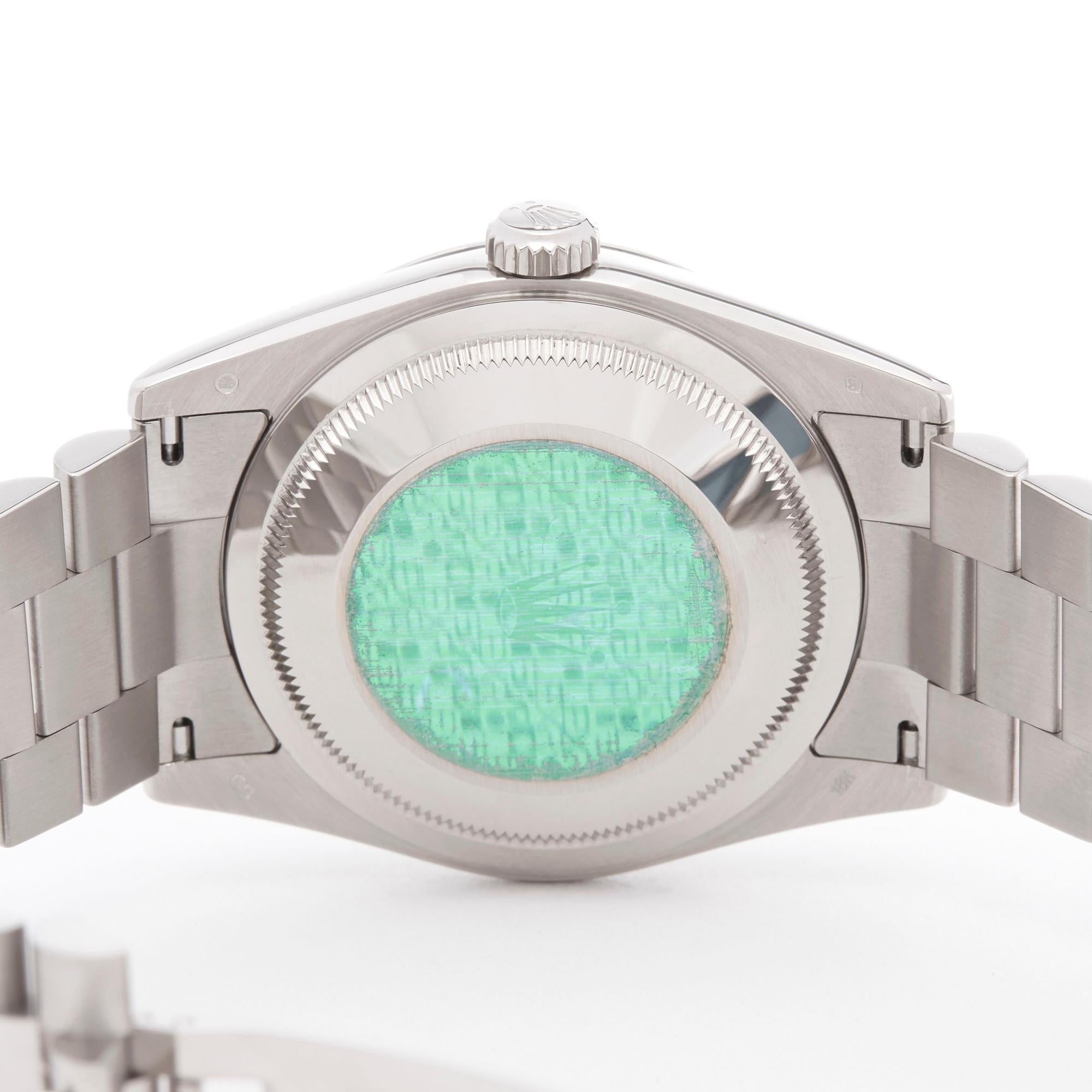Rolex Day Date 36 Diamond White Gold 118239 In Excellent Condition In Bishops Stortford, Hertfordshire