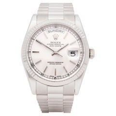 Rolex Day Date 36 Diamant Or Blanc 118239