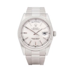 Montre-bracelet Rolex Day Date 36 Diamant or blanc 118239