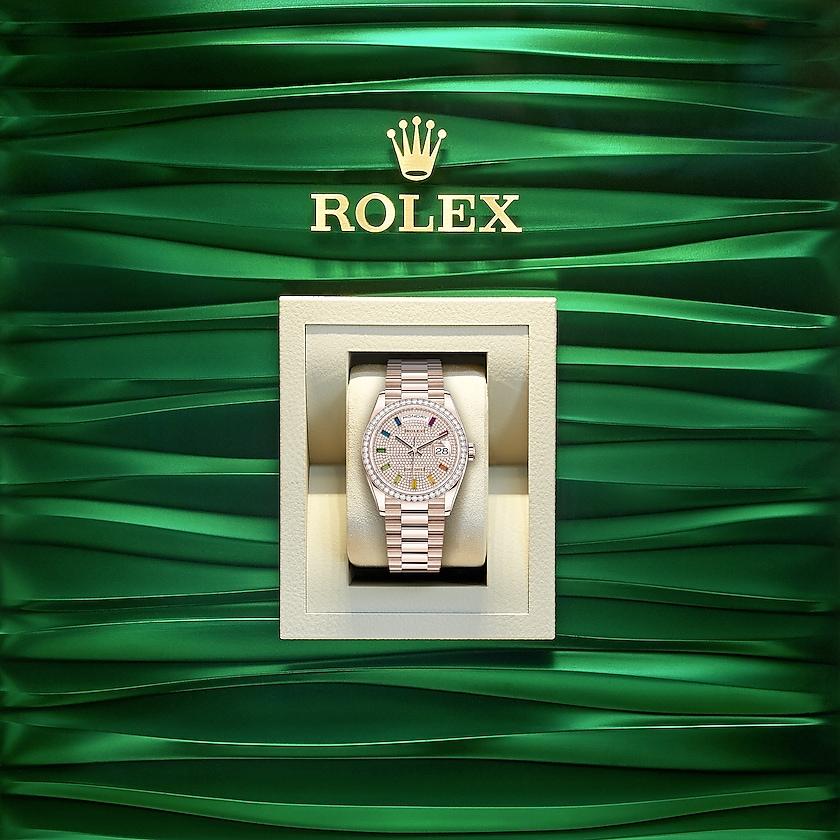 rolex day date 36 rainbow