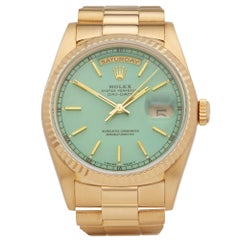 Used Rolex Day-Date 36 Stella Dial 18 Karat Yellow Gold 18238
