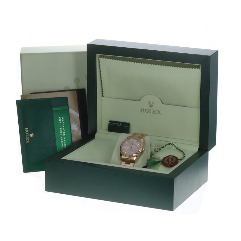Rolex Day-Date 36 Wristwatch 118235 18k Rose Gold Diamonds Automatic 1Yr Wnty For Sale 2