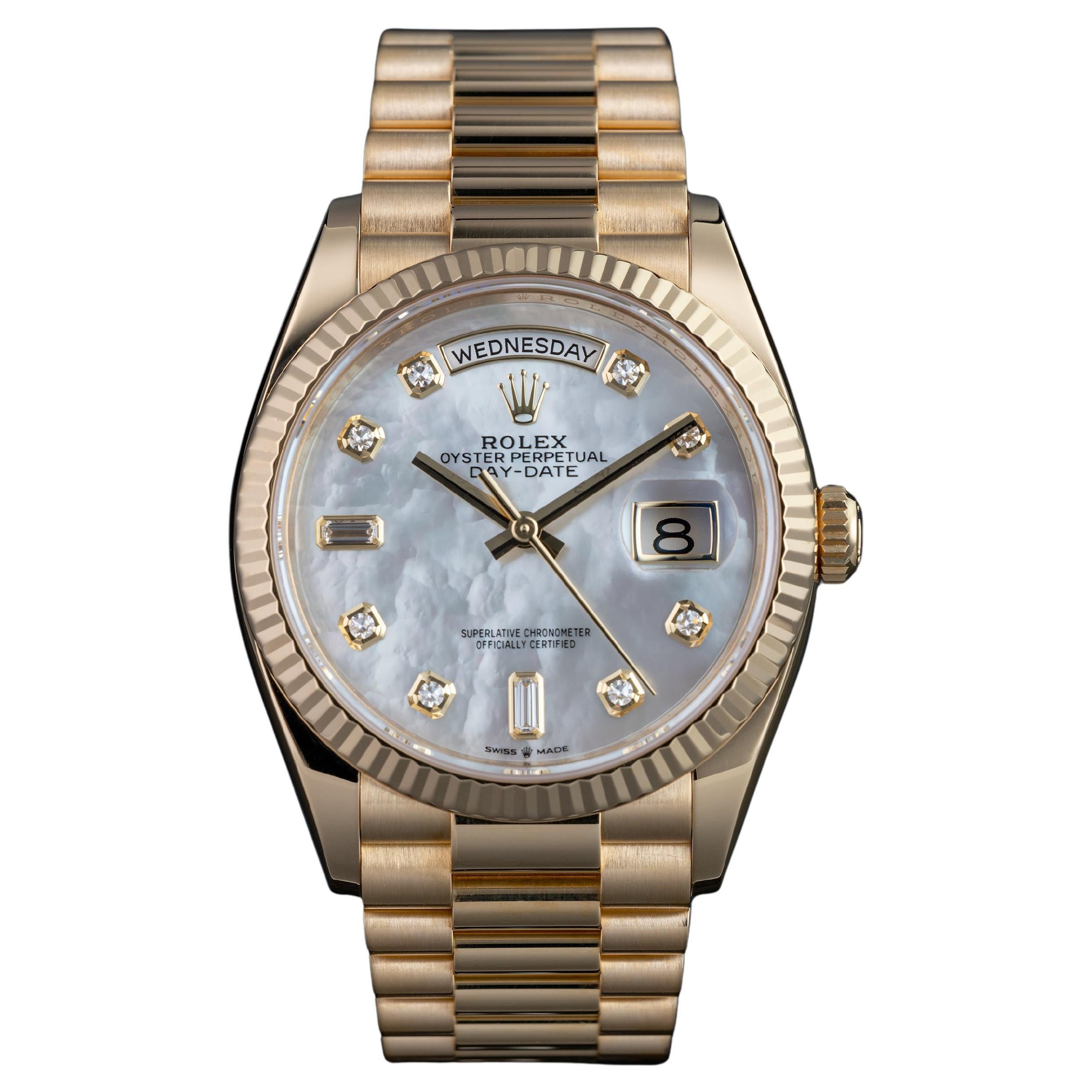 Rolex Day-Date 36 Yellow Gold Mother-Of-Pearl
