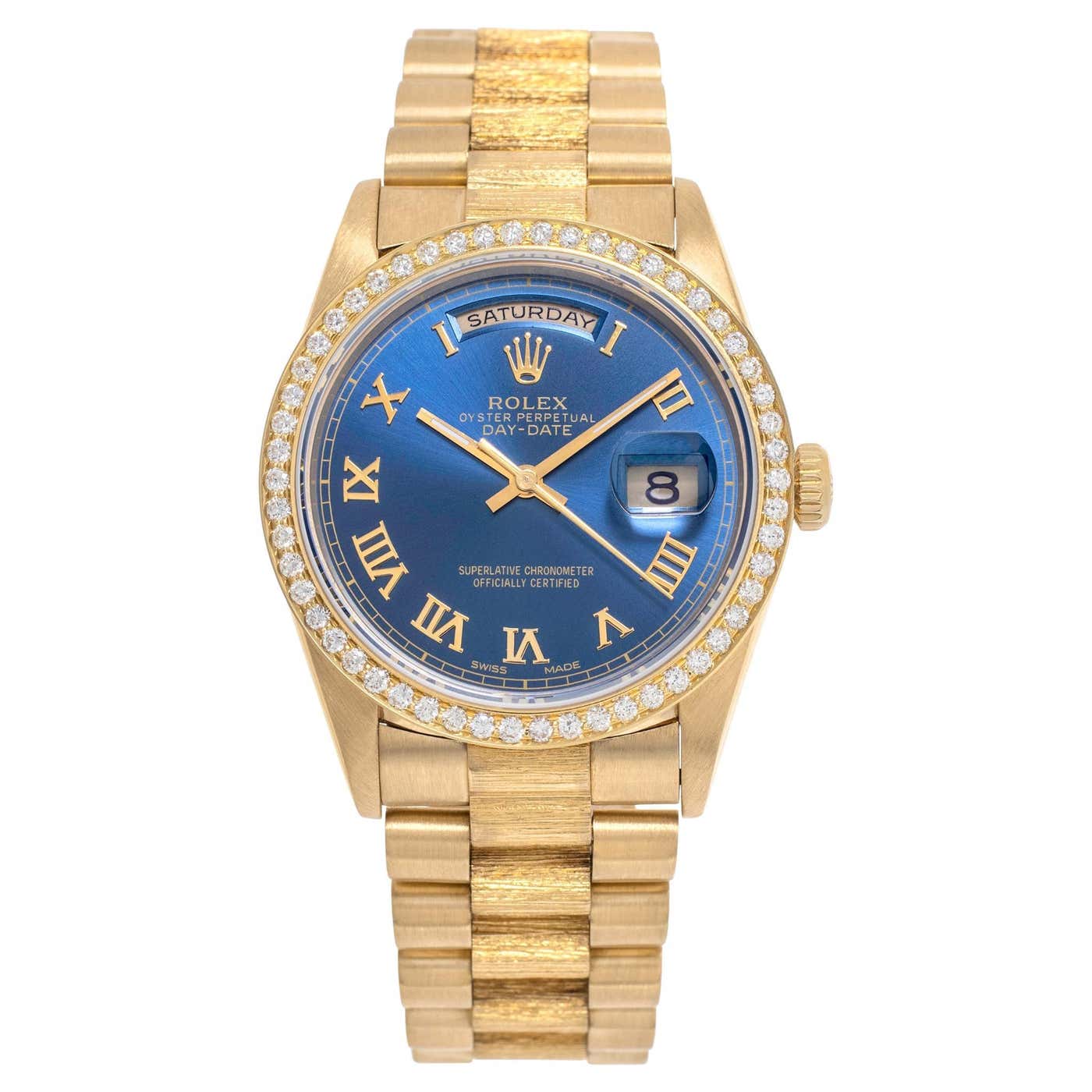 18238 Rolex Day-Date 18238 at 1stDibs | rolex 18238, gold white face 18238 ...