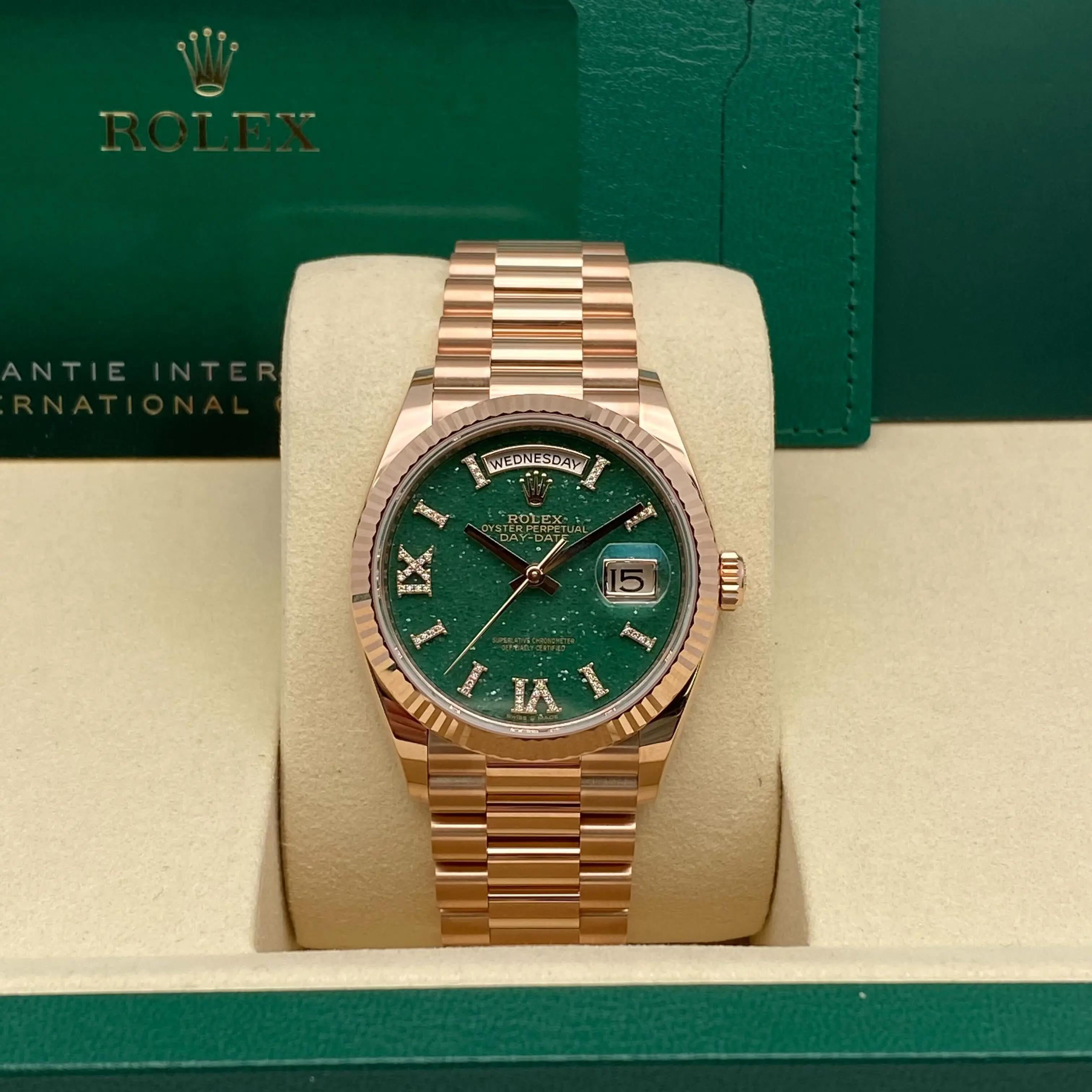 Sin usar. Viene con caja y papeles originales. Con garantía Rolex.