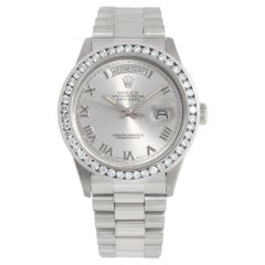 Montre-bracelet Rolex Day-Date en or blanc 18 carats, réf. 18039b