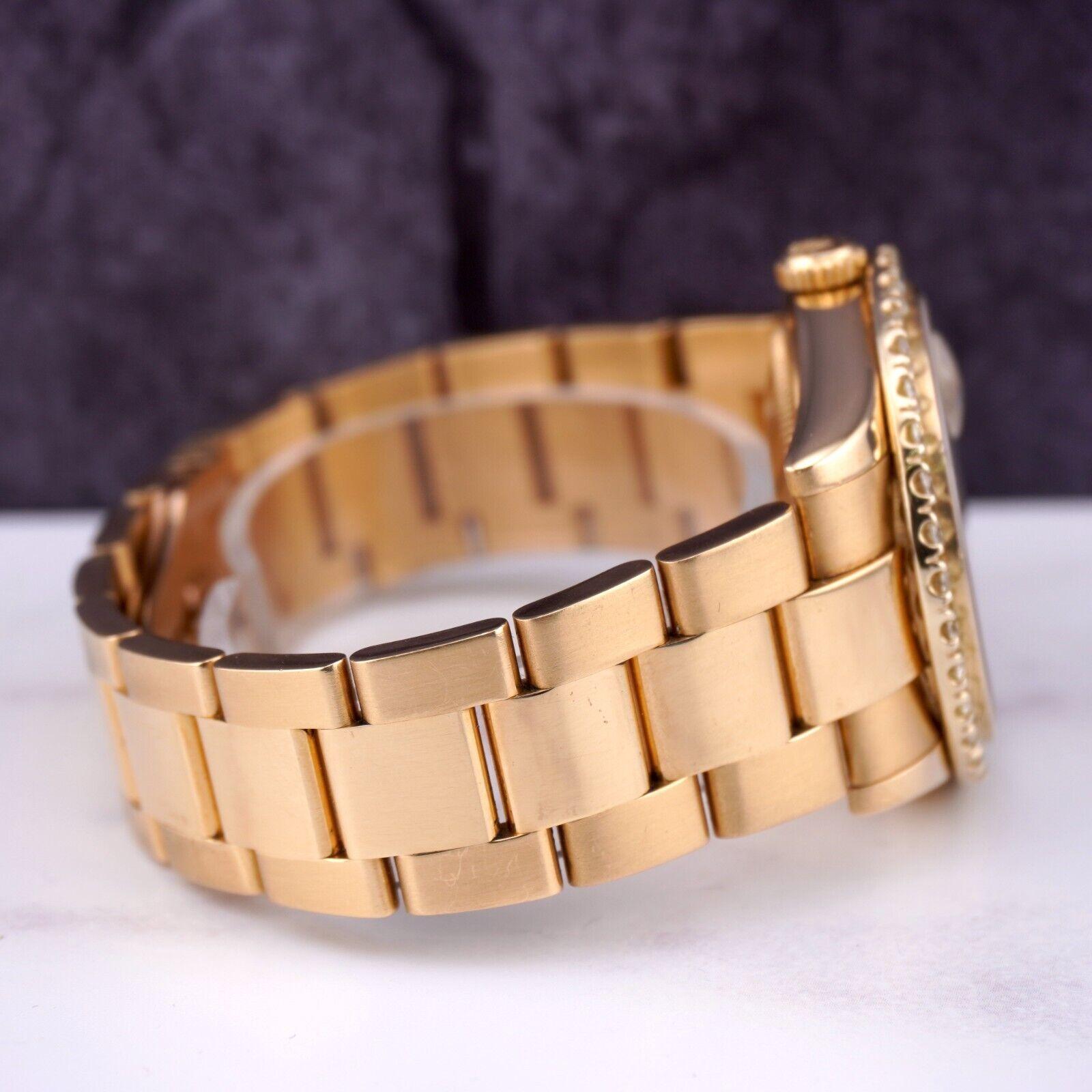 Rolex DAY-DATE 36mm 18K Gelbgold Herrenuhr 3.0ct Diamant Ref 118238 (Rundschliff)