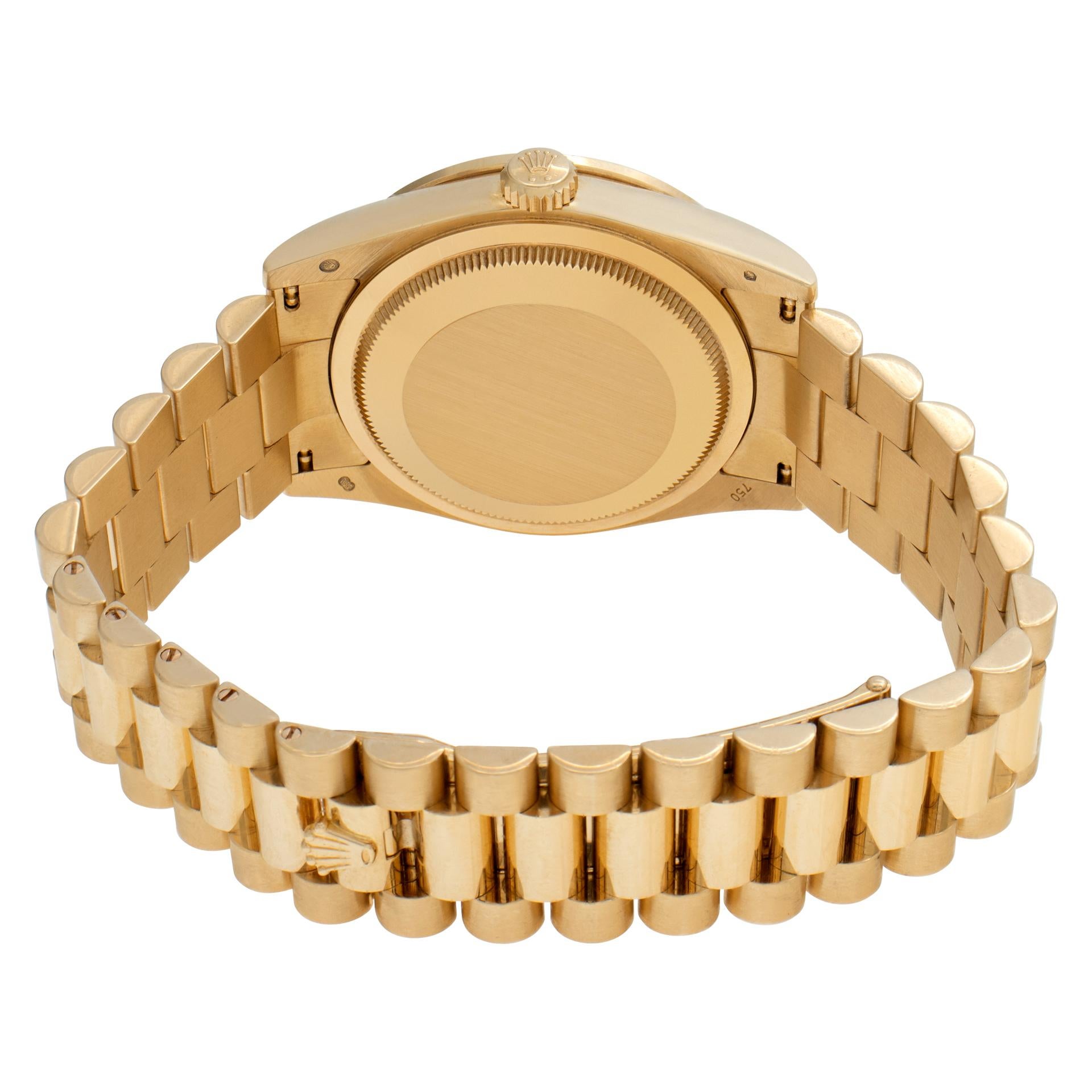 Men's Rolex Day-Date 18k Yellow Gold Wristwatch Ref 118398BR