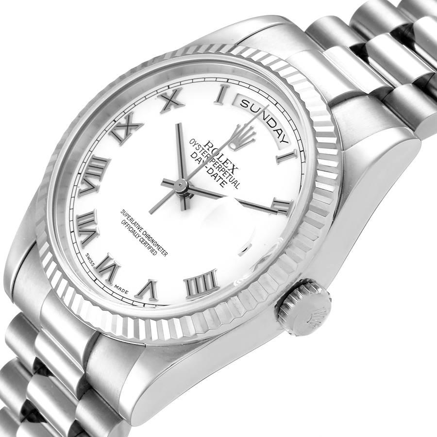 Rolex Day Date President White Gold White Dial Mens Watch 118239 For Sale 1