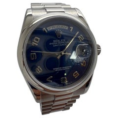 Rolex Day-Date Royal Arabic Blue Rare! Watch