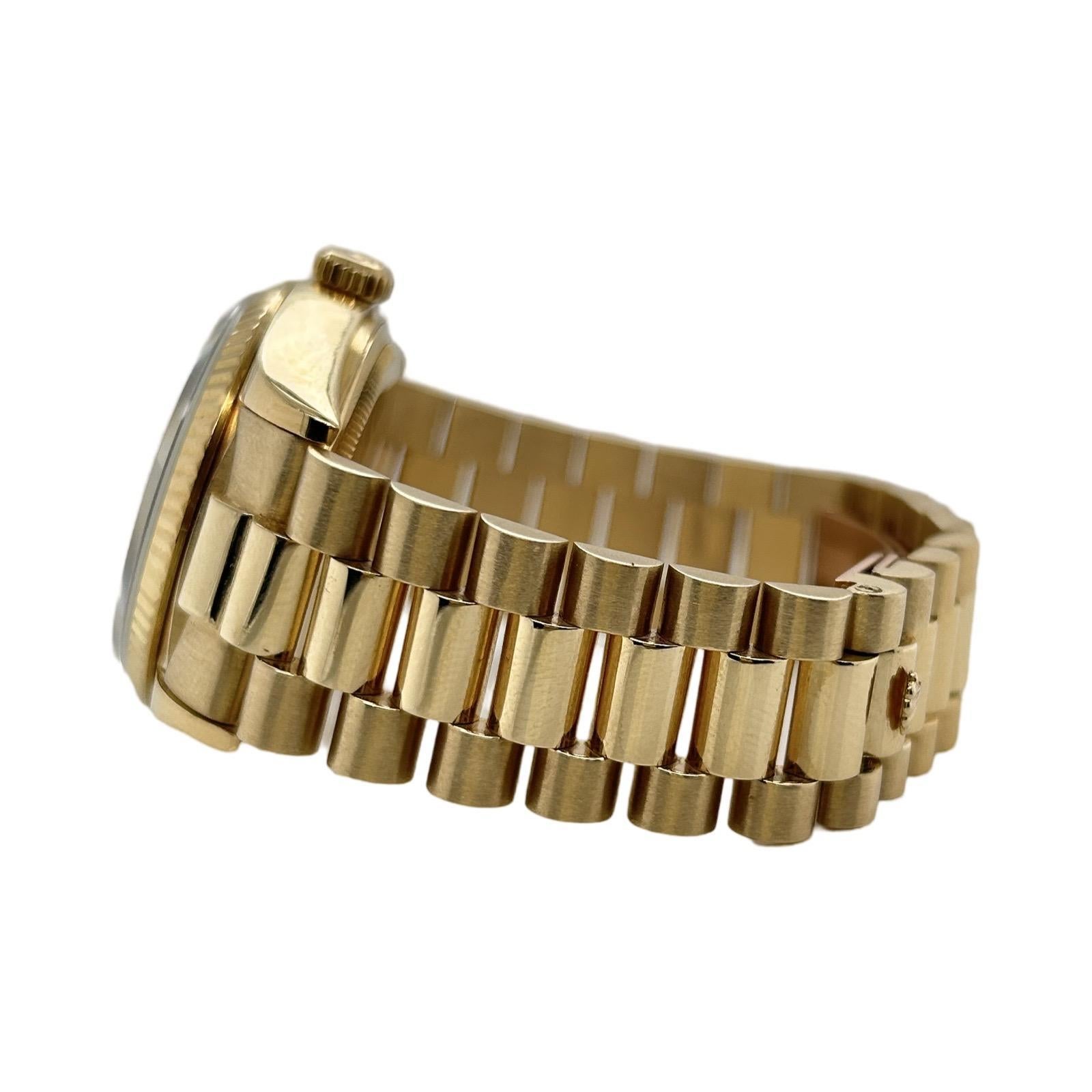 Rolex Day Date 36mm Yellow Gold 18038 Box Yes/ Papers No 1988 1