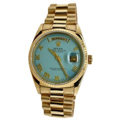 Rolex Day Date 36mm Yellow Gold 18038 Box Yes/ Papers No 1988
