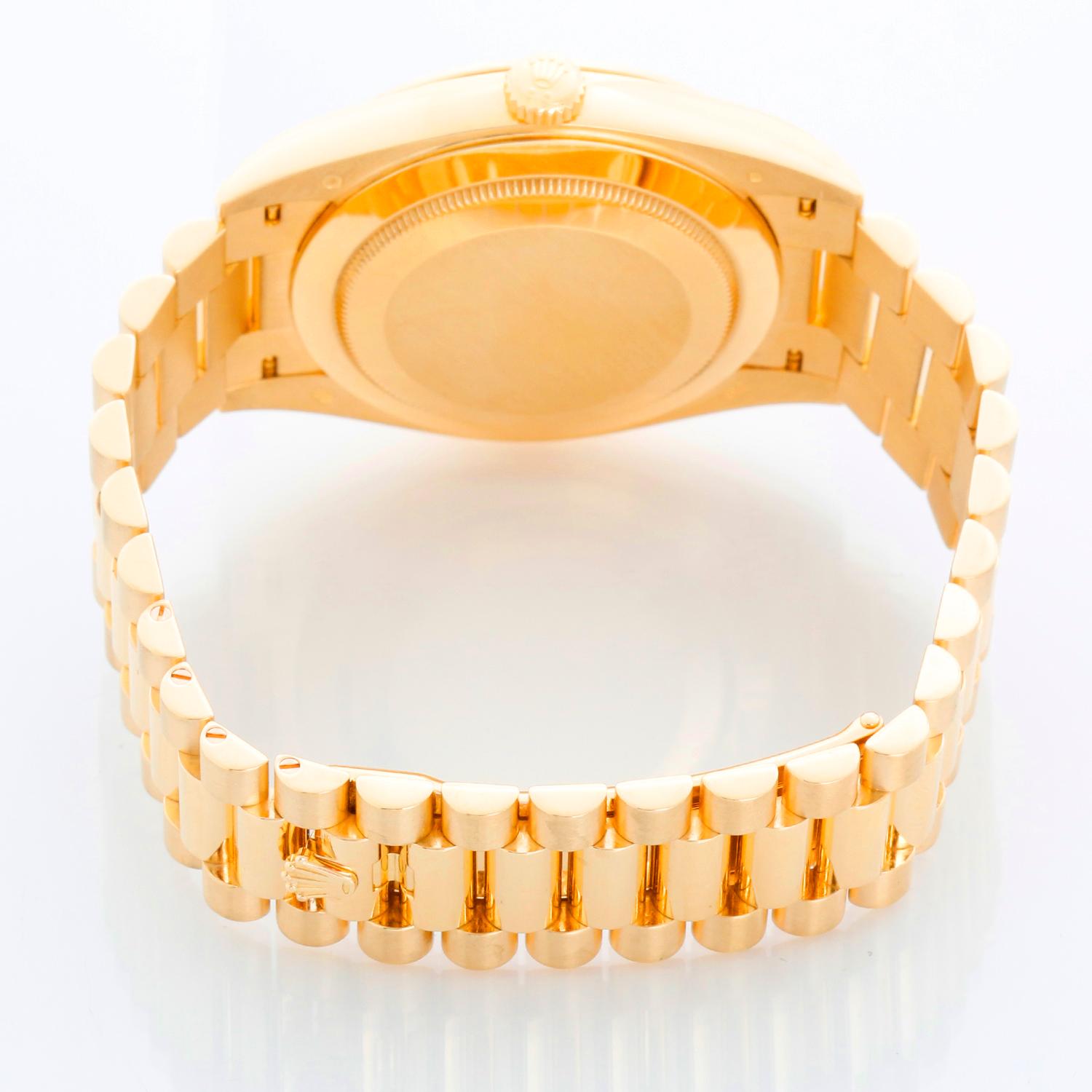 De los hombres Reloj Rolex Day-Date 40 President de oro amarillo de 18 quilates para hombre de 40 mm 228238 en venta