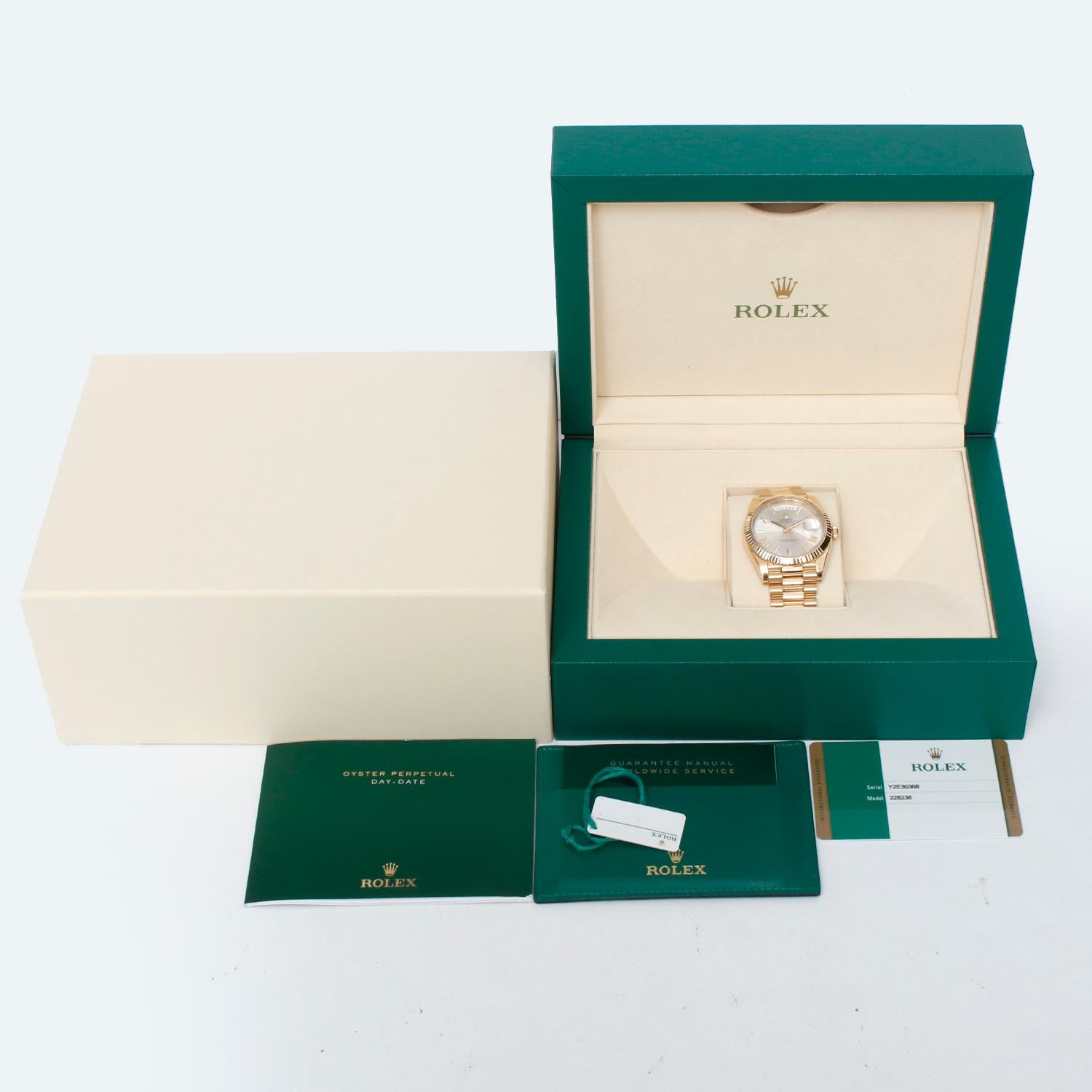 Reloj Rolex Day-Date 40 President de oro amarillo de 18 quilates para hombre de 40 mm 228238 en venta 2