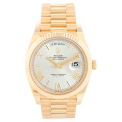 Used Rolex Day-Date 40 President 18k Yellow Gold Men's 40mm Watch 228238