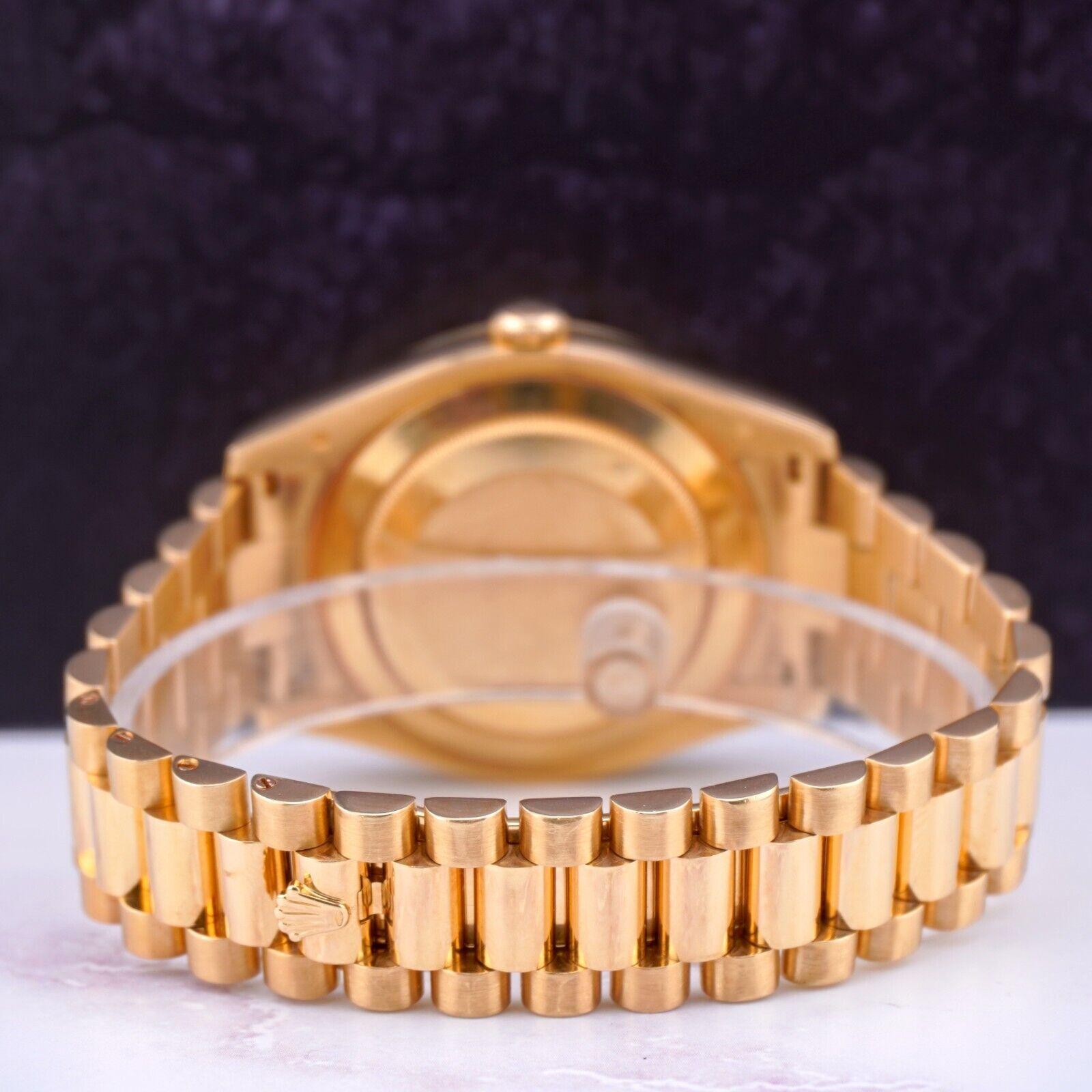 Rolex Day-Date 40 President 18k Yellow Gold Men's Watch Gold Diamond DIAL 218238 5