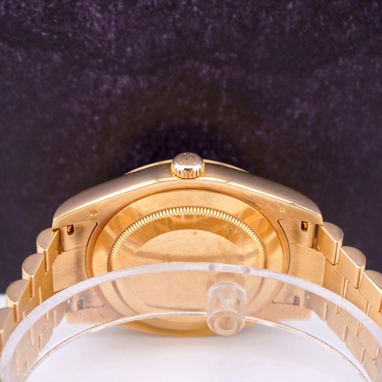 Rolex Day-Date 40 President 18k Yellow Gold Men's Watch Gold Diamond DIAL 218238 1