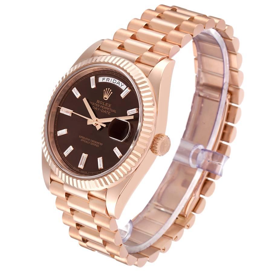 rose gold president rolex