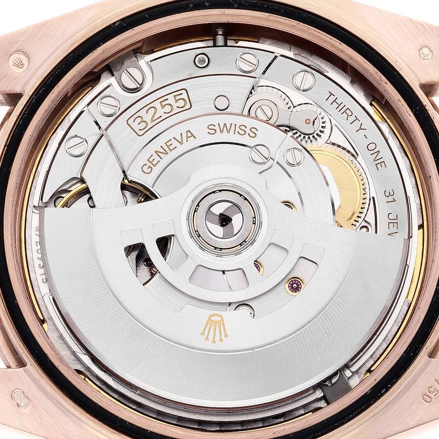 Rolex Day-Date 40 President Rose Gold Chocolate Dial Watch 228235 Box Card 1