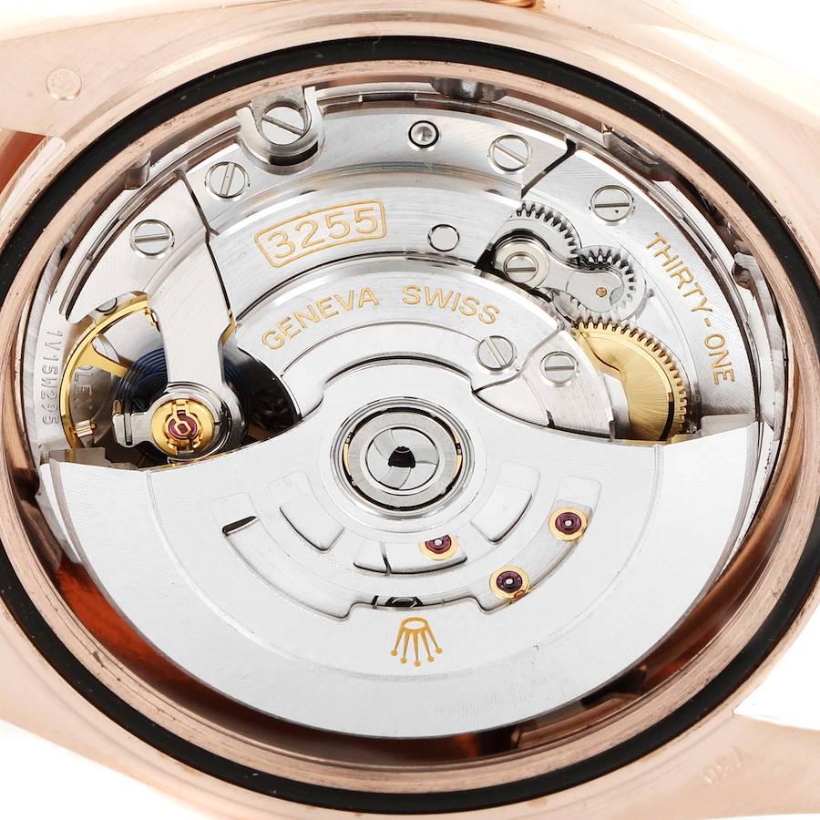 Rolex Day-Date 40 President Rose Gold Sundust Dial Watch 228235 Box Card For Sale 1